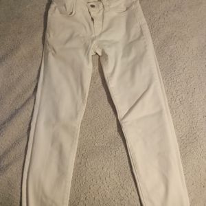 White Jeans with eyelets on back